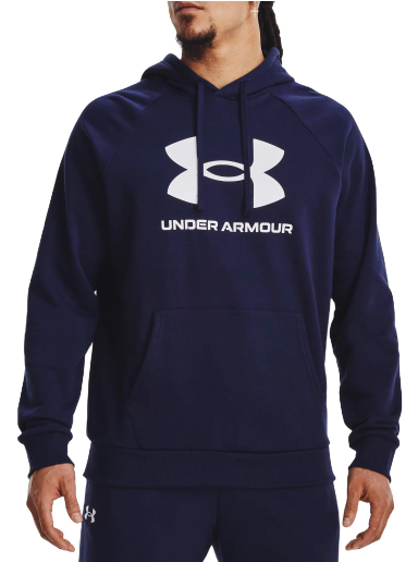 Huppari Under Armour Rival Fleece Tummansininen | 1379758-410