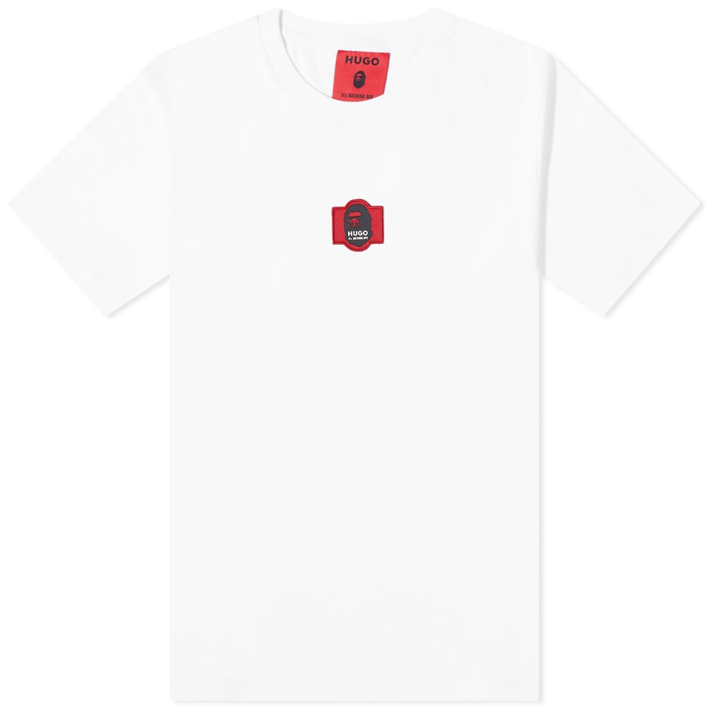 T-paita BAPE Hugo x Mr Bathing Ape Logo Tee Valkoinen | 007CSI231903C-WHT, 0