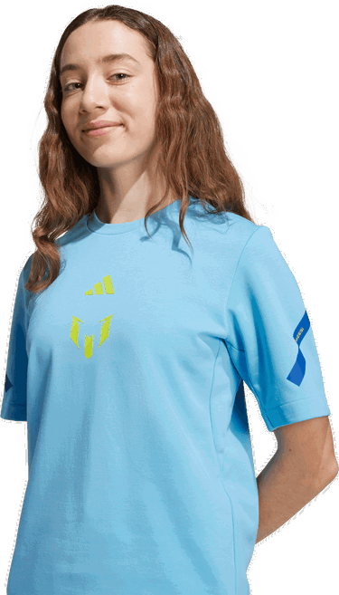 T-paita adidas Performance MESSI ZNE T-Shirt Sininen | KB2123, 3