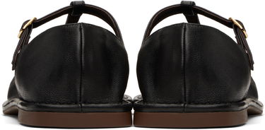Tennarit ja kengät The Row The Row Square T-Strap Ballerina Flats Musta | F1599-SL3, 1