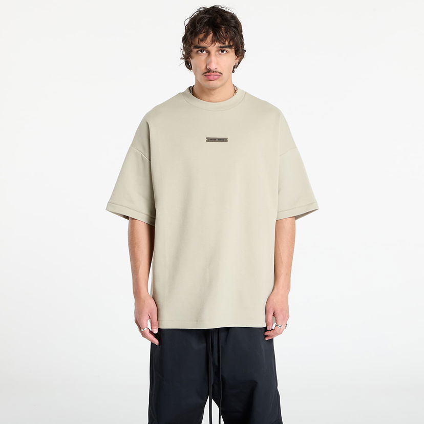 T-paita Fear of God Fear of God Essentials Pique 90's Short Sleeve T-Shirt Beige | 125SP254416F-659