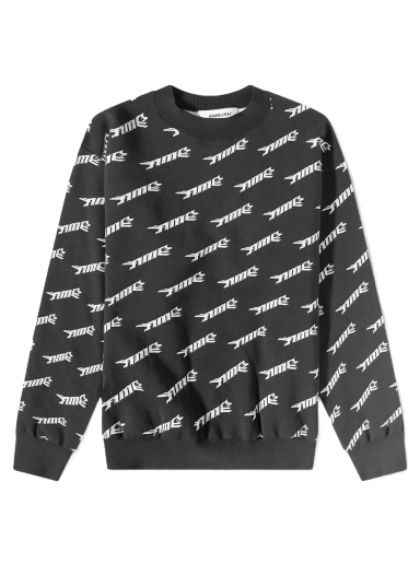 Huppari Ambush Logo Crew Knit Harmaa | BMHE028S23KNI0011001