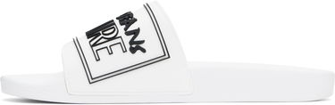 Tennarit ja kengät Versace Versace Jeans Couture Logo Shelly Pool Slides Valkoinen | E78YA3SQ3_EZSC22, 2