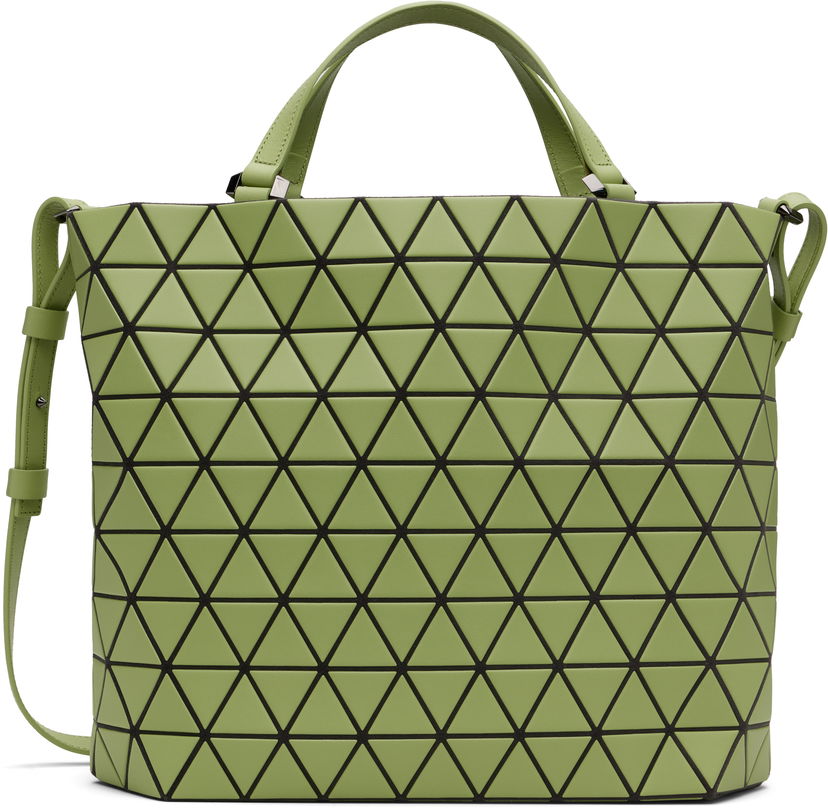 Kangaskassi BAO BAO ISSEY MIYAKE BAO BAO Crystal Matte Geometric Tote Bag Vihreä | BB58AG311