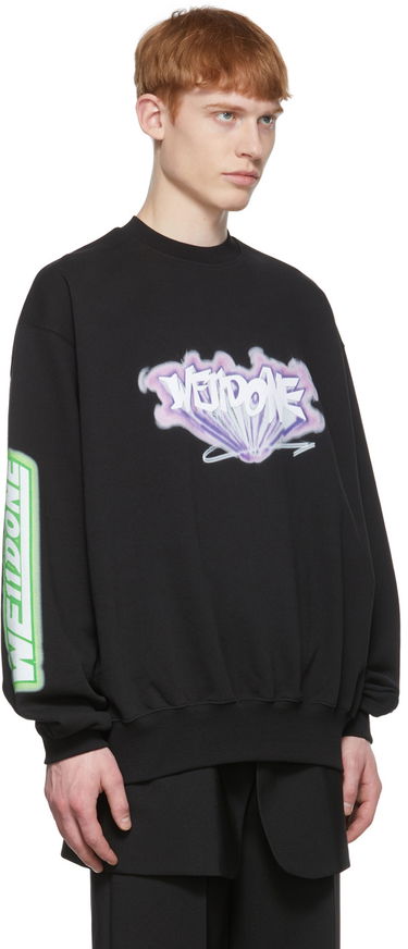 Huppari We11done Sweatshirt Musta | WD-TS1-22-684-U-BK, 1
