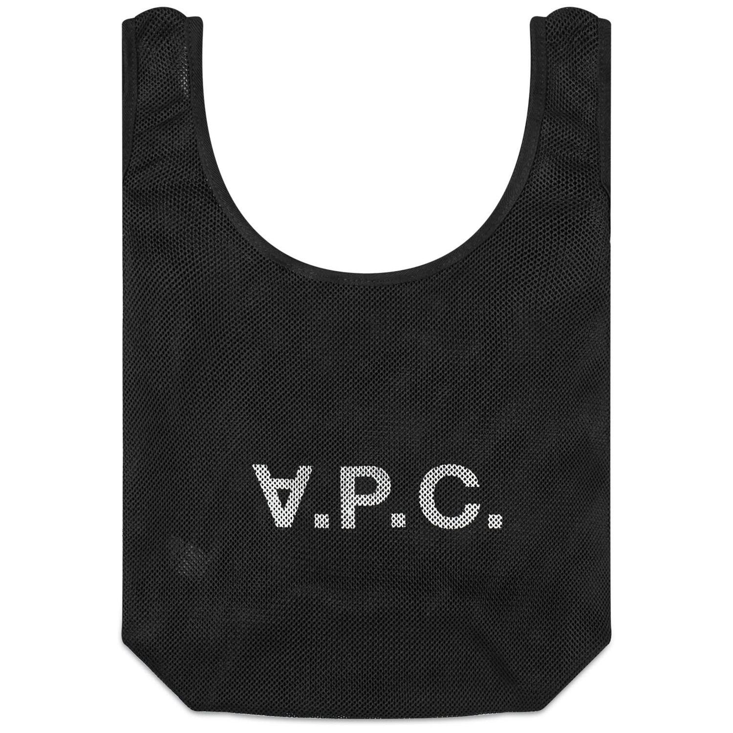 Kangaskassi A.P.C. Rebound Mesh Shopping Bag Musta | PSAEU-H61679-LZZ, 0