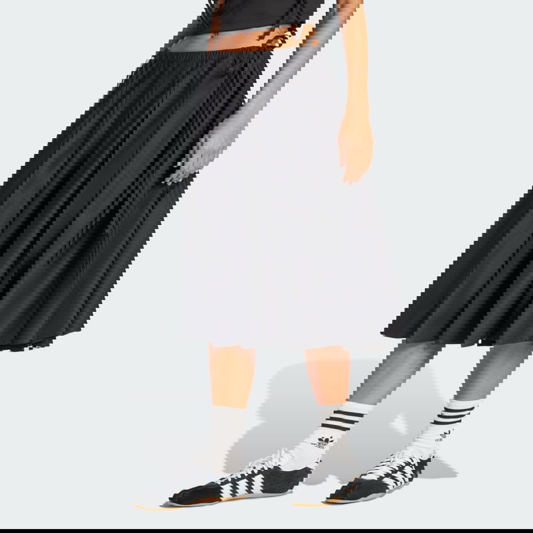 Hame adidas Performance Pleated Maxi Skirt with Tie Musta | JW0114, 0