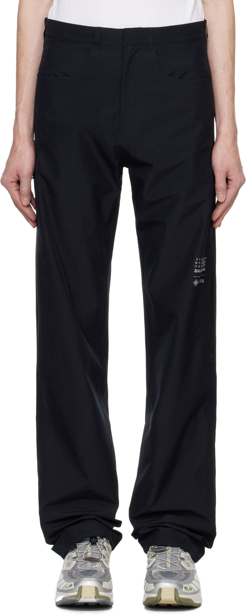 Housut Maison Margiela Taffeta Trousers Musta | SH0LA0013 M35200