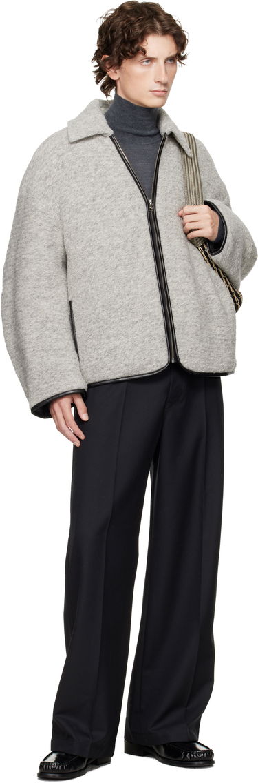 Takki JW Anderson JW Anderson Contrast Trim Full-Zip Jacket Harmaa | JK0394-PG1820, 3