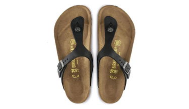 Tennarit ja kengät Birkenstock Gizeh Oiled Leather Black Regular Fit Musta | 845251, 3