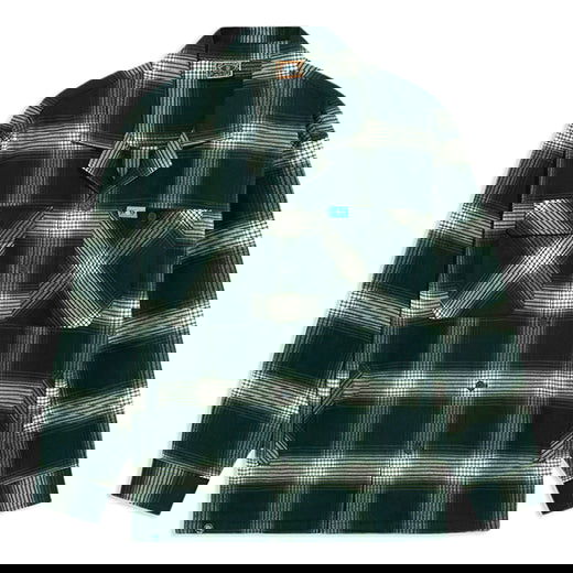 Paita Li-Ning BADFIVE Basketball Loose Plaid Shirt Vihreä | ASHR195-1