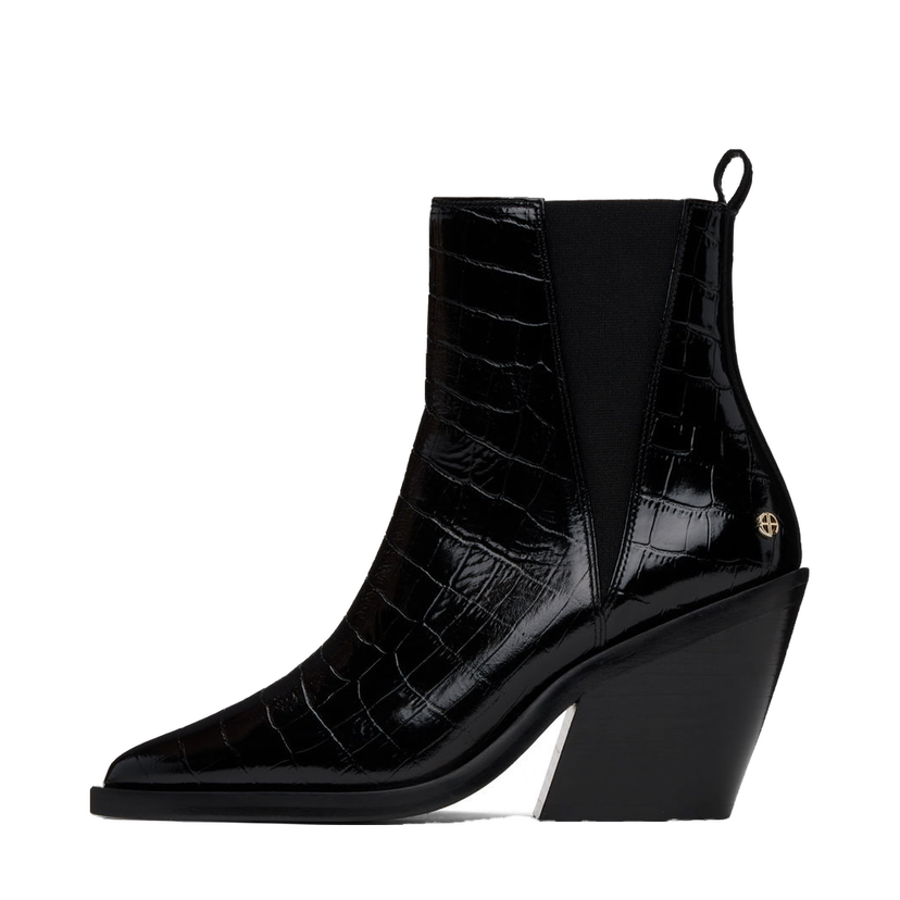 Tennarit ja kengät Anine Bing Bekah Black Leather Chelsea Boots Musta | A-14-10194-010