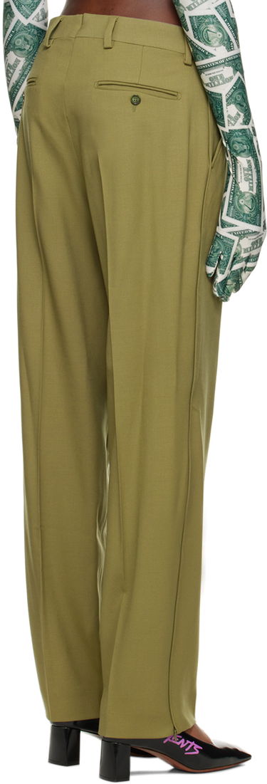 Housut VETEMENTS Two-Pleat Trousers Vihreä | VL14PA220K, 2