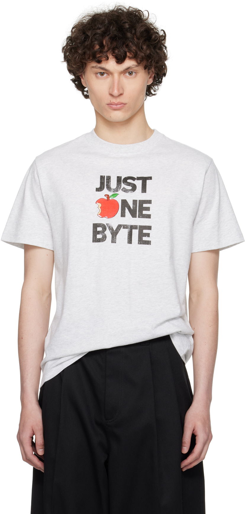 T-paita Coperni Coperni Disney 'Just One Byte' Boxy T-Shirt Harmaa | DJS03F5028BMEN