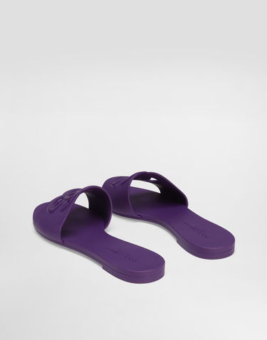 Asusteet Dolce & Gabbana Dolce & Gabbana Rubber Slides Violetti | CW2215AN9948H438, 2