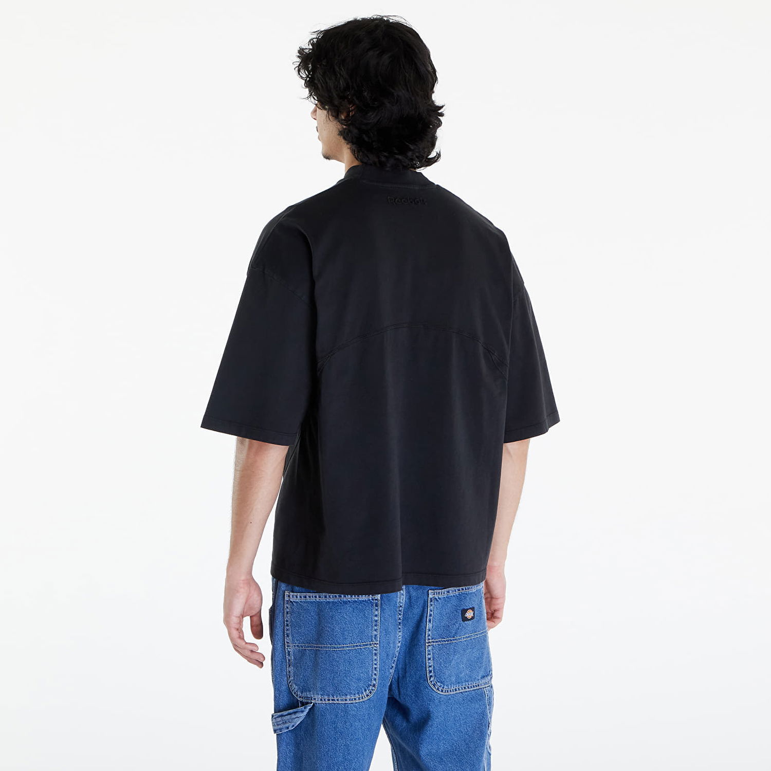 T-paita Reebok Oversized Tee UNISEX Washed Black Musta | RMAA001C99JER0021000, 1