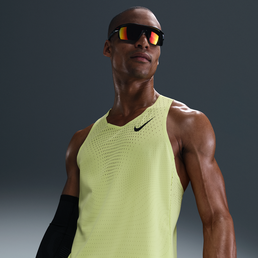 Tankkitoppi Nike AeroSwift Dri-FIT ADV Running Singlet Keltainen | FN4231-736