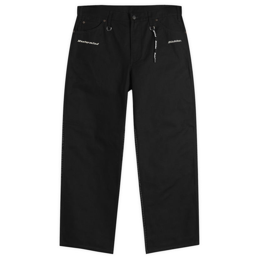 Housut Mastermind WORLD Mastermind World x Dickies Duck Carpenter Pants, Size Large Musta | MJ25C14-PA100-2