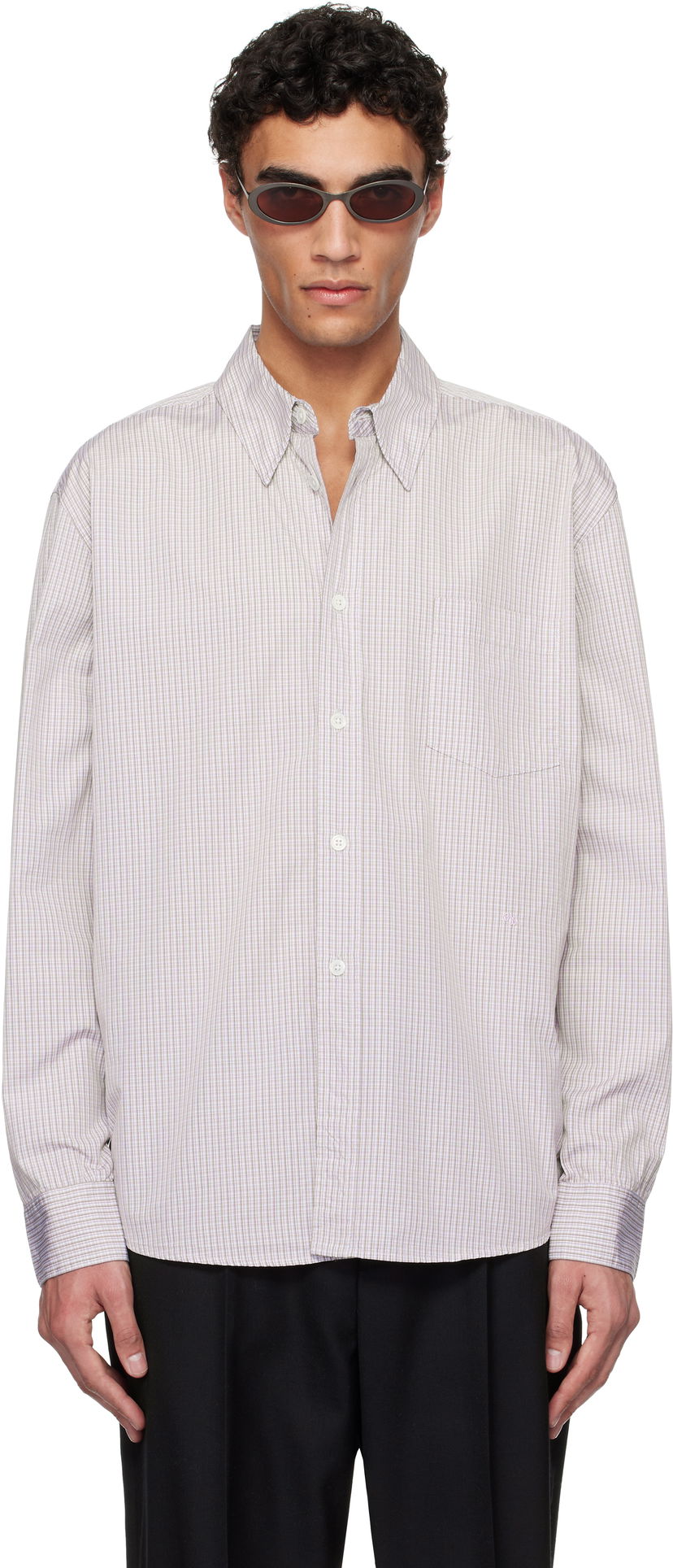Paita OUR LEGACY OUR LEGACY Beyond Button-Down Shirt Violetti | M2252BDI