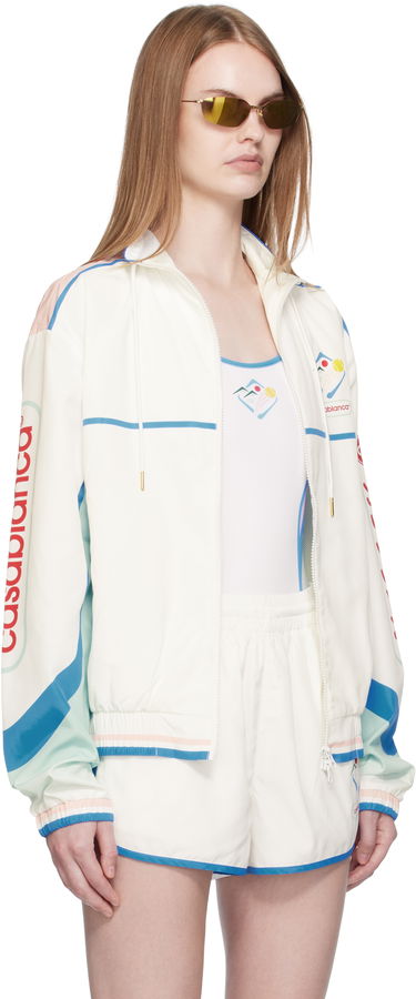Tuulitakki Casablanca Casablanca Casa Sportif Windbreaker Jacket Valkoinen | U-WPF25-JK-033-01, 1