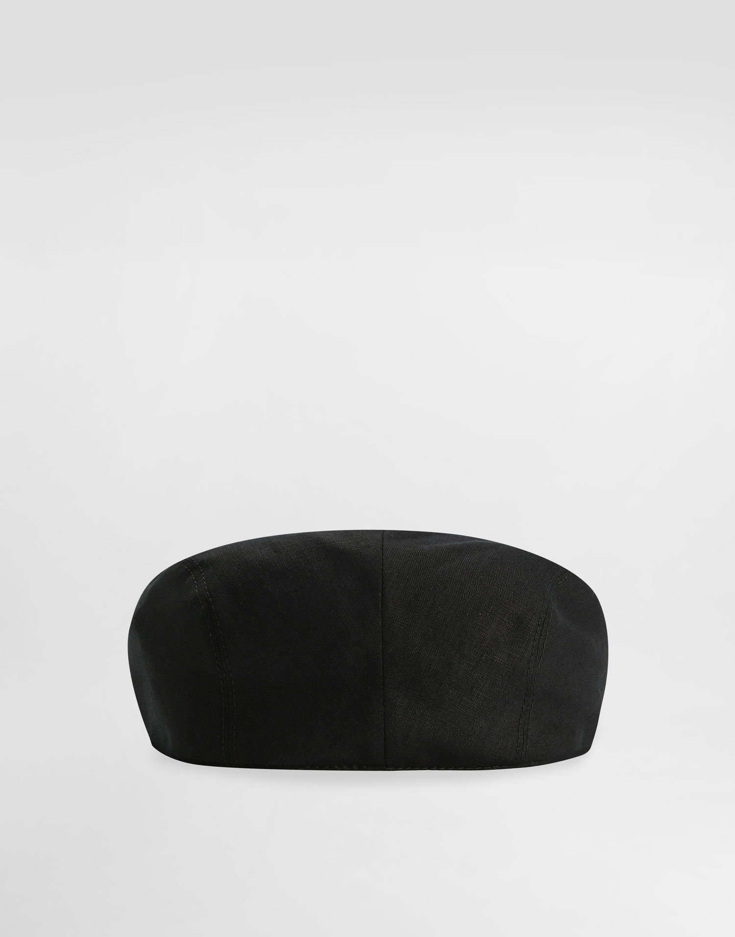 Korkki Dolce & Gabbana Dolce & Gabbana Linen Flat Cap Musta | GH587AFU4JBN0000, 1