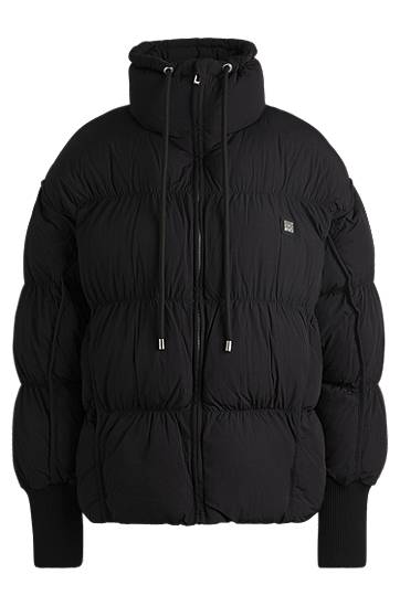 Puffer takki BOSS Water-Repellent Puffer Jacket Musta | 50521363