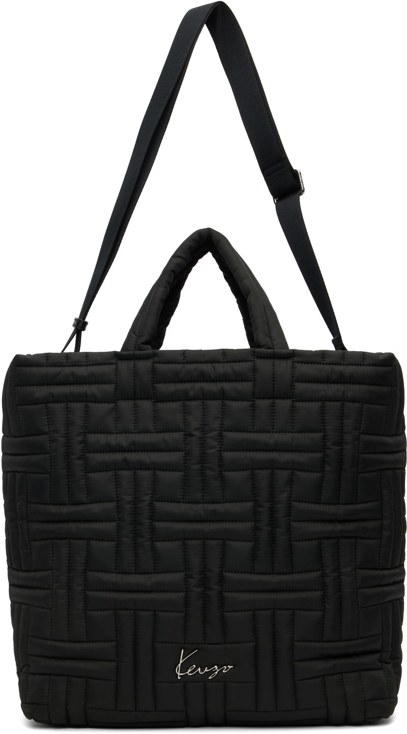 Kangaskassi KENZO Kenzo 'KENZO Cosy' Large Tote Bag Musta | FF62SA711F03