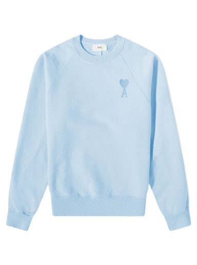 Huppari AMI Tonal Heart Crew Sweat Sininen | USW002-747450