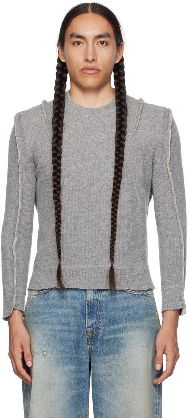 Villapaita R13 R13 Flat Sleeve Sweater Harmaa | R13WY169-Y003A