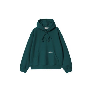 Huppari Carhartt WIP Hooded Script Sweatshirt Vihreä | I034430_9, 2