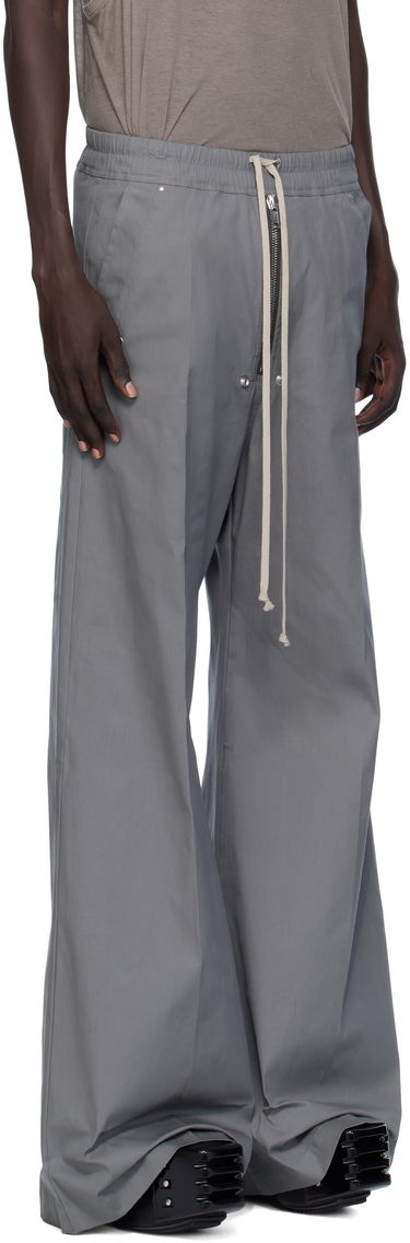 Housut Rick Owens Rick Owens Concordians Wide Bela Trousers Vihreä | RU02E1366 TE, 4