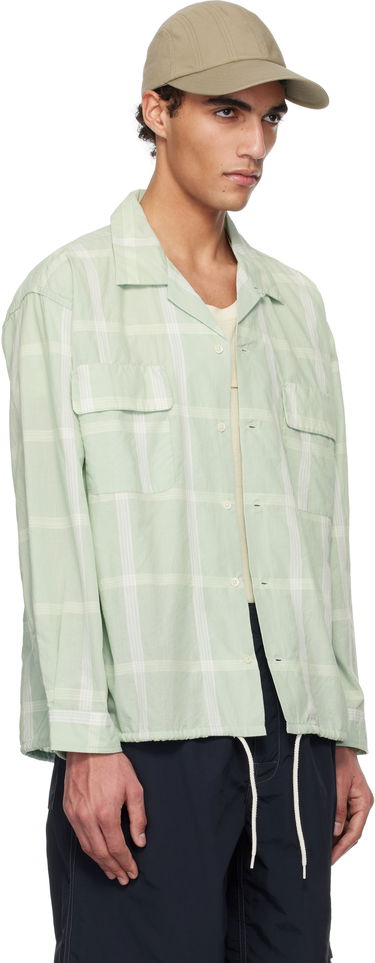 Paita NANAMICA nanamica Palaka Check Camp Collar Shirt Sininen | S25SG024U, 4