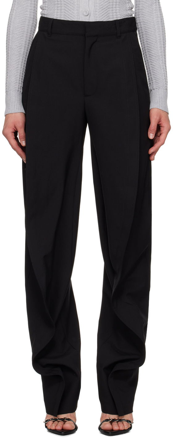Housut Y/PROJECT Banana Trousers Musta | 201PA003