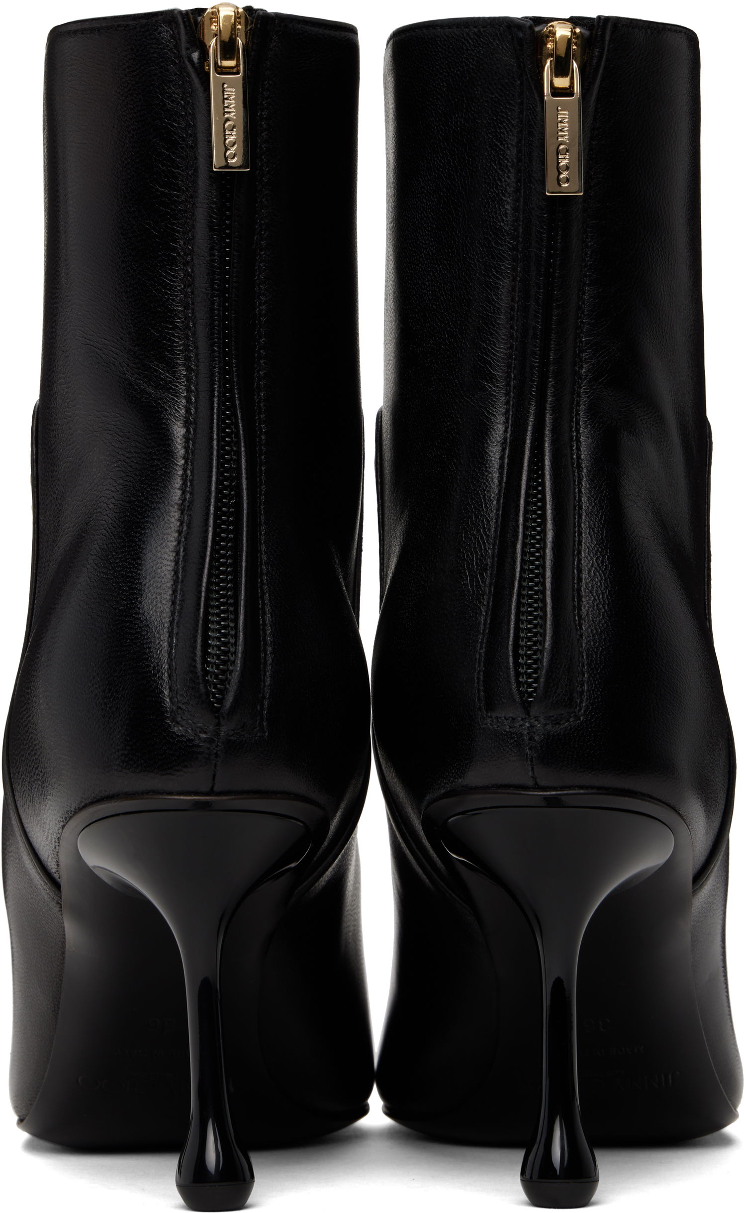 Kengänhoito Jimmy Choo Jimmy Choo Cycas 80 Leather Ankle Boots Musta | CYCAS AB 80 NAP, 1