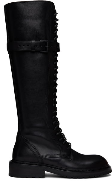 Vaatteet Ann Demeulemeester Ann Demeulemeester High Danny Tall Boots Musta | B0010063 LT047, 0