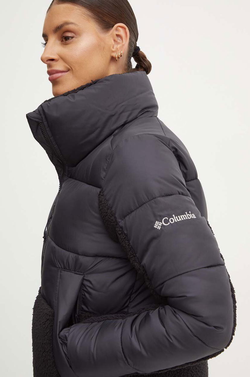 Puffer takki Columbia Leadbetter Point Winter Jacket Musta | 2085602