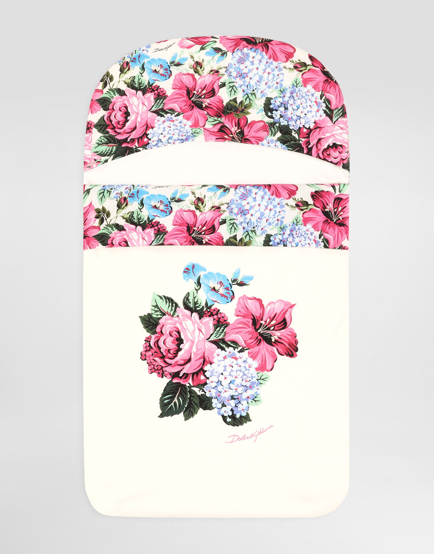 Pyjama Dolce & Gabbana Dolce & Gabbana Floral Print Interlock Baby Sleeping Bag Valkoinen | LNJAH0II7HTHA5MH, 0