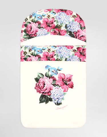 Pyjama Dolce & Gabbana Dolce & Gabbana Floral Print Interlock Baby Sleeping Bag Valkoinen | LNJAH0II7HTHA5MH, 0