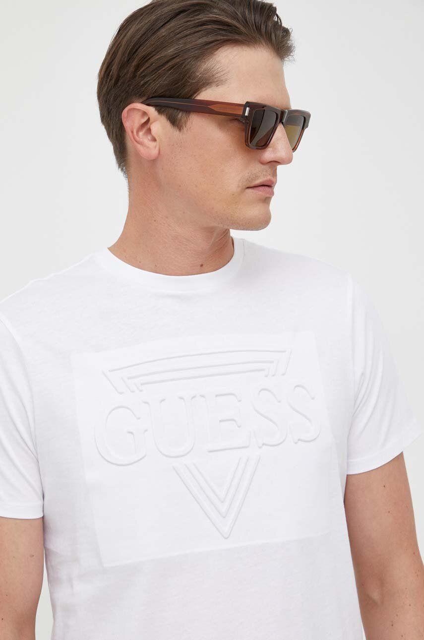 T-paita GUESS Logo Tee Valkoinen | M3YI92.K9RM1, 0
