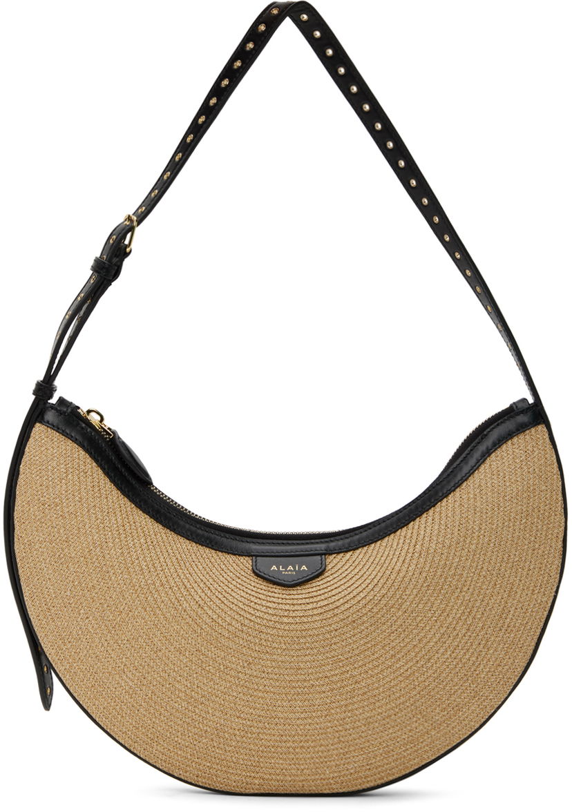 Olkalaukku Alaïa One Piece Demi Lune Shoulder Bag Beige | AA1S02731CA291