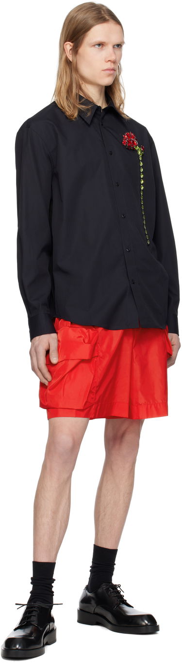 Shortsit Simone Rocha Simone Rocha Cargo Flap Pocket Drawstring Shorts Punainen | 4135 1067, 3