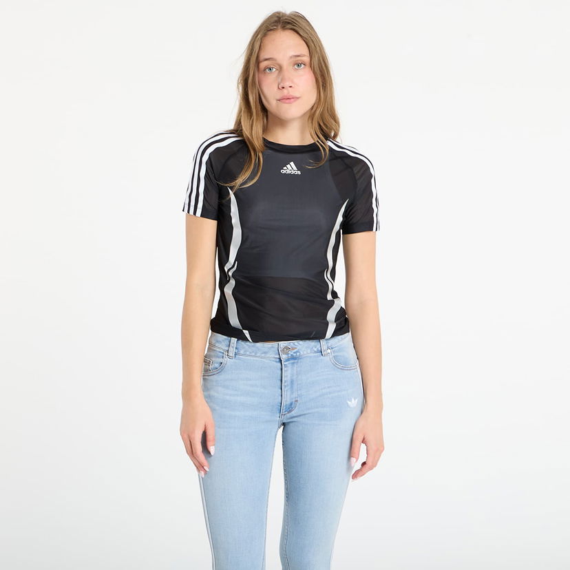 T-paita adidas Originals Adilenium Season 4 Teamgeist Tight Sheer Jersey T-Shirt Musta | KE9795