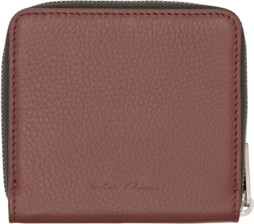 Lompakko Rick Owens Rick Owens Concordians Zipped Wallet Burgundia | RA02E0716 LCN