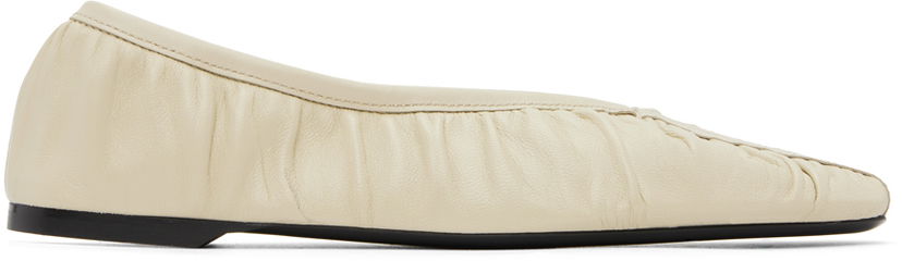Tennarit ja kengät TOTEME The Gathered Ballerina Flats Beige | 243-WAS2747-LE0052