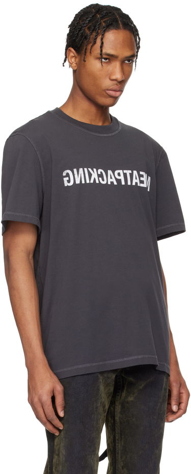 T-paita Helmut Lang Helmut Lang 'Meatpacking' T-Shirt Harmaa | O10HM514, 1