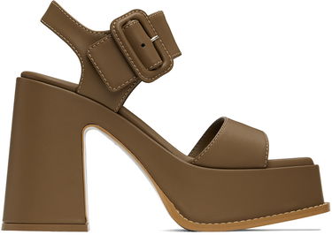 Tennarit ja kengät Stella McCartney Skyla Buckled Platform Sandals Ruskea | 810394AP0AL0, 0