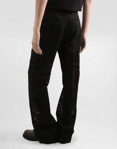 Housut Dolce & Gabbana Dolce & Gabbana Cordonetto Lace Trousers Musta | GP07CTHLM5EN0000, 2