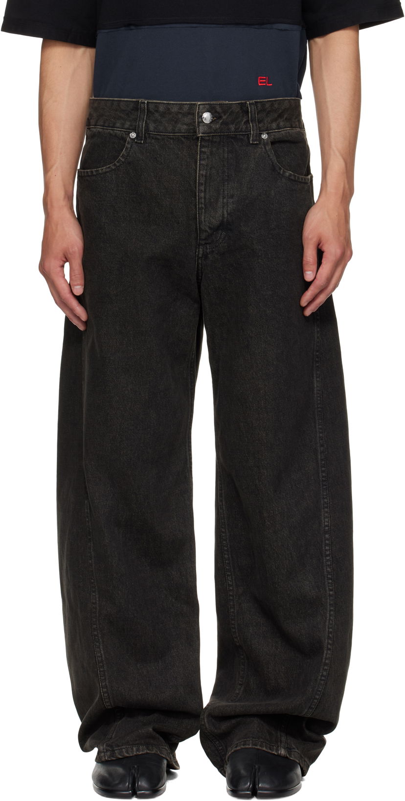 Jeans Eckhaus Latta Eckhaus Latta Bend Jeans Musta | 1225-EL-PF25-S