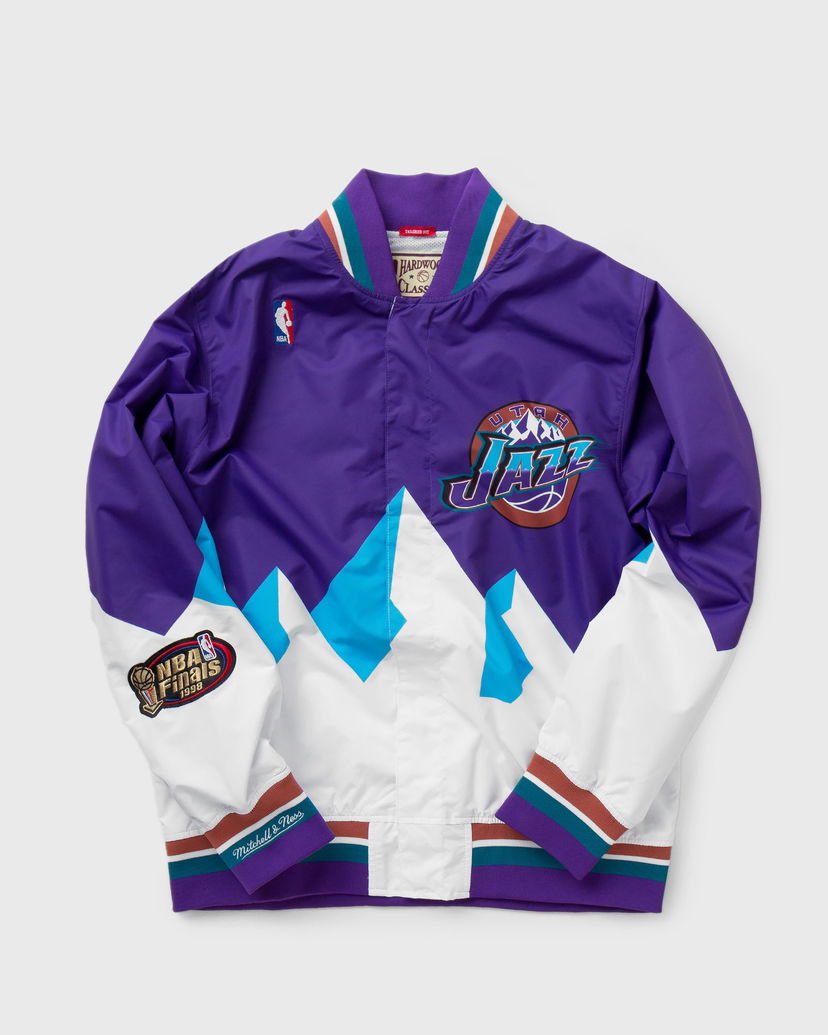 Bomber-takki Mitchell & Ness NBA Authentic Warm Up Jacket 1997-98 Violetti | AWJKAC19040-UJARTPR97