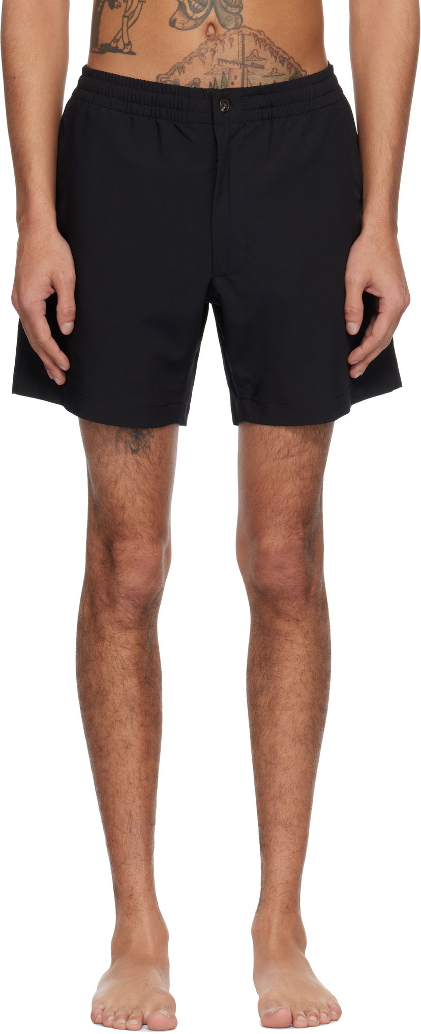 Shortsit Polo by Ralph Lauren Ralph Lauren 6-Inch Prepster Swim Shorts Musta | 710964194002